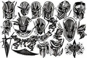 Spartan tattoo idea