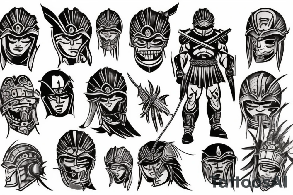 Spartan tattoo idea