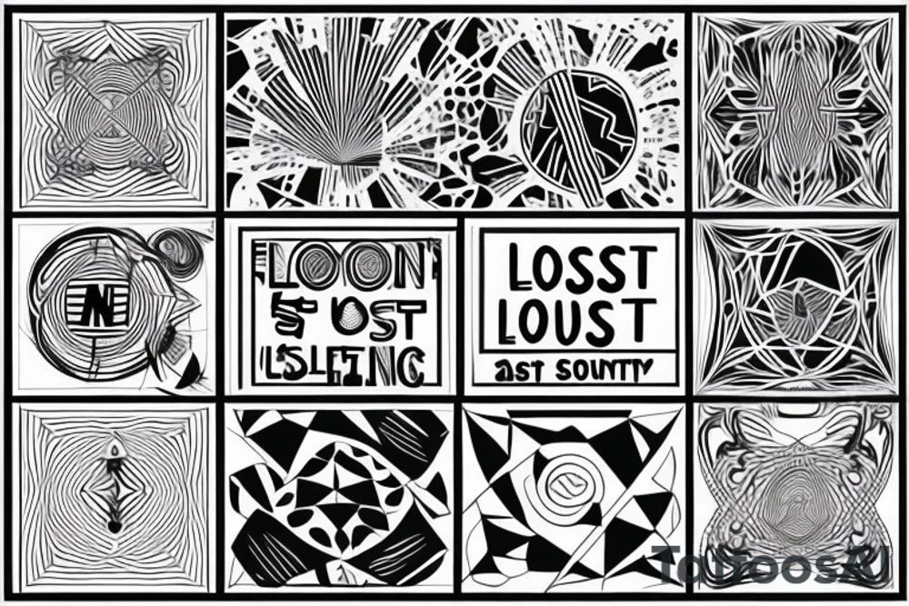 Lost myself tattoo idea