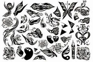 Ojciec z synem tattoo idea
