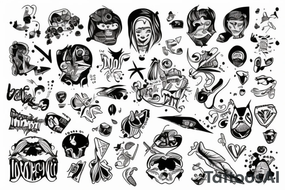 Ojciec z synem tattoo idea