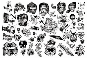 Ojciec z synem tattoo idea