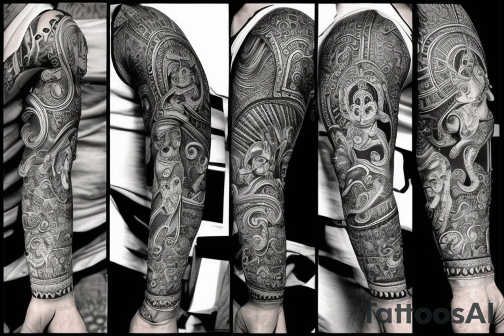 Hindu gods tattoo idea
