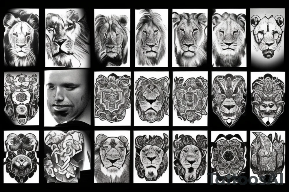 Lion tattoo idea