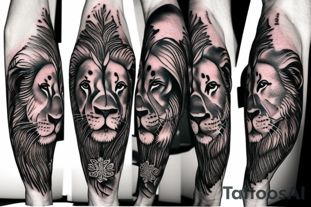 Lion tattoo idea