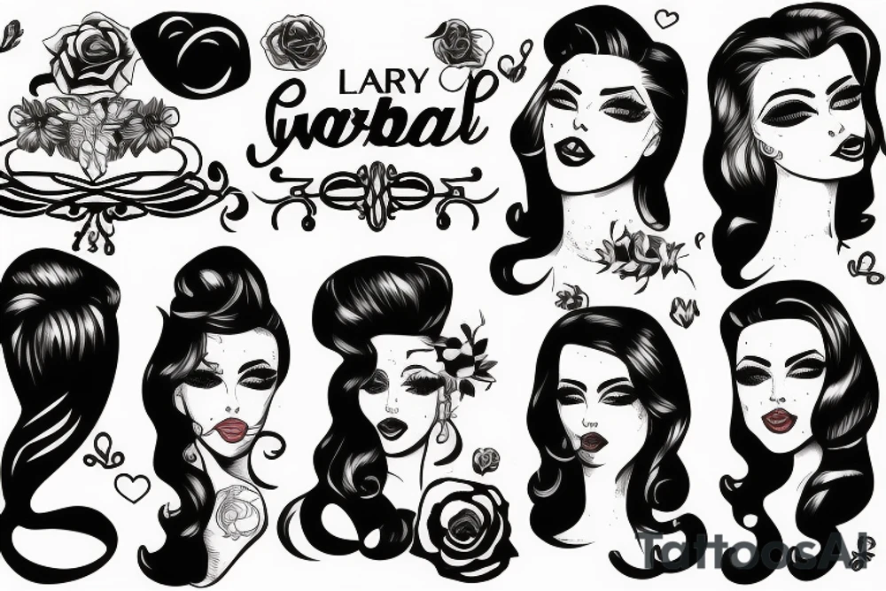Gay woman barber tattoo idea