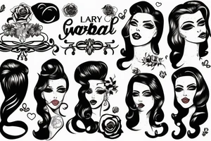 Gay woman barber tattoo idea