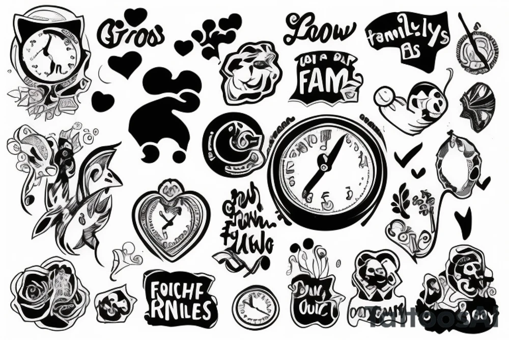 Having to grow up really early in life due to family problems and responsibilities tattoo idea