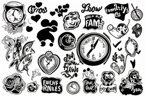 Having to grow up really early in life due to family problems and responsibilities tattoo idea