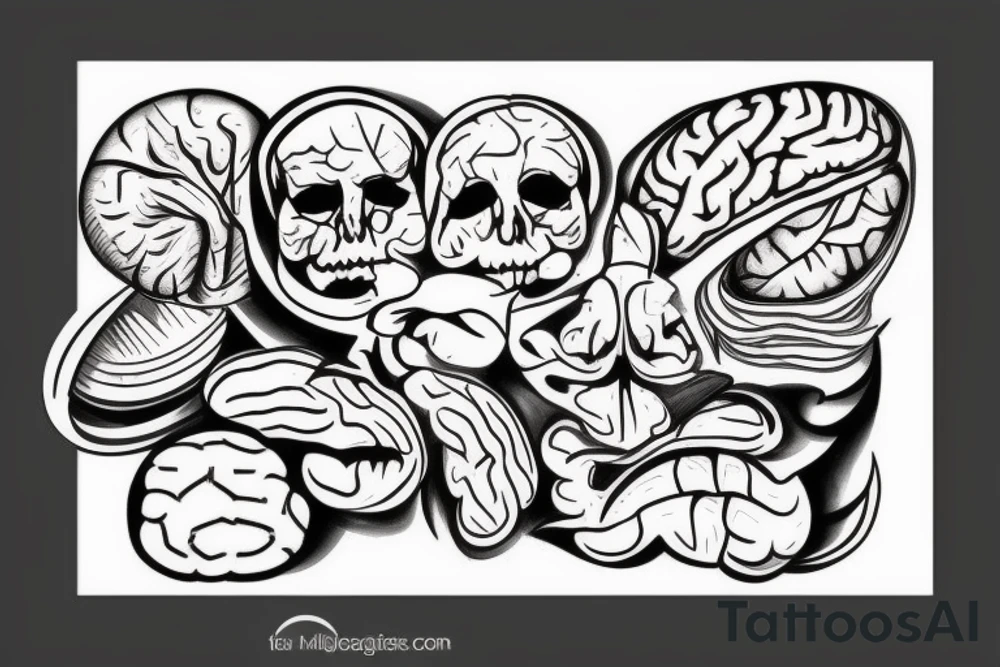 brain cancer tattoo idea