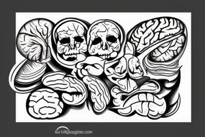 brain cancer tattoo idea
