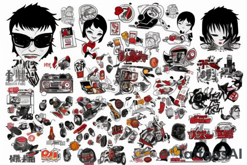 Akira pill tattoo idea