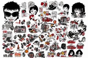 Akira pill tattoo idea