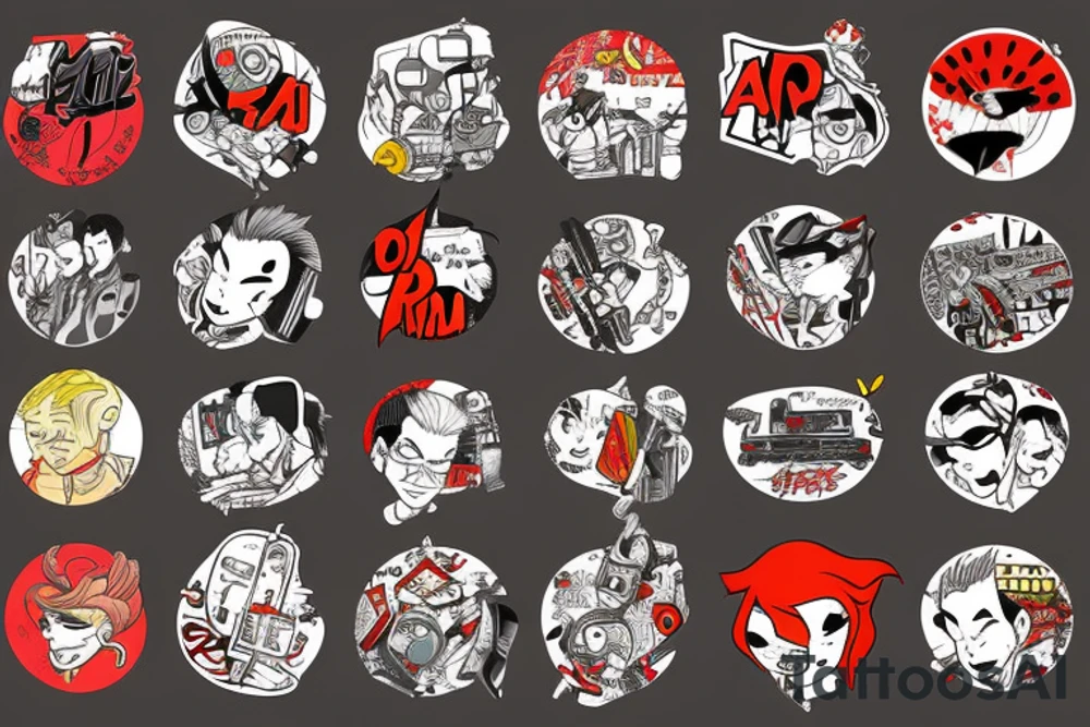 Akira pill tattoo idea