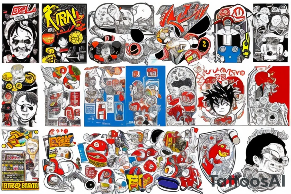 Akira pill tattoo idea