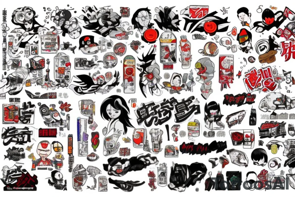 Akira pill tattoo idea