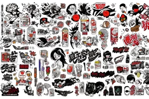 Akira pill tattoo idea