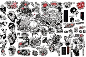 Akira pill tattoo idea