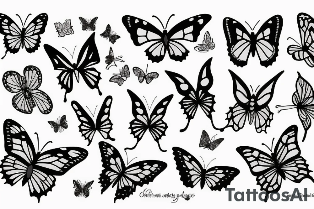 butterfly tattoo idea