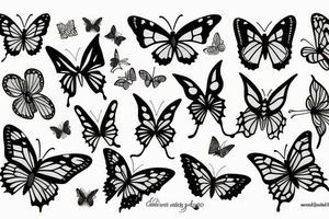 butterfly tattoo idea