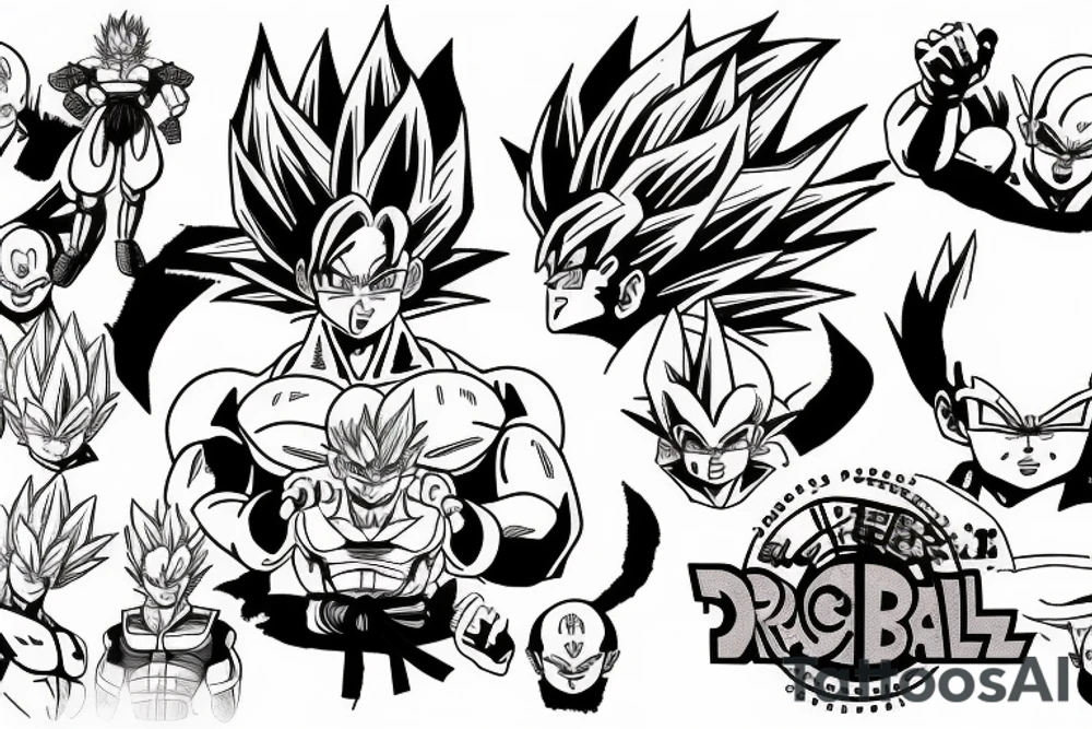 Dragon ball tattoo idea