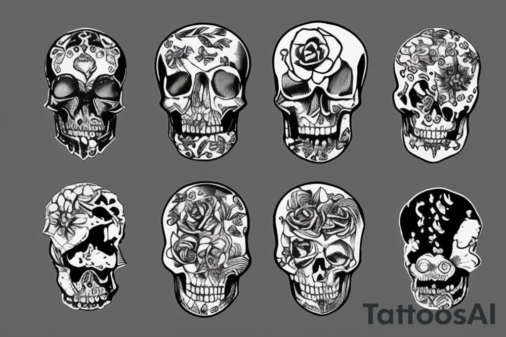 lonely death vibing tattoo idea