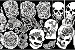 lonely death vibing tattoo idea