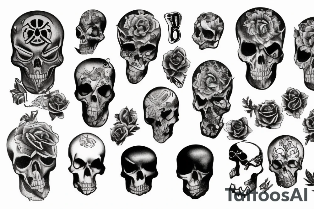 death vibing tattoo idea