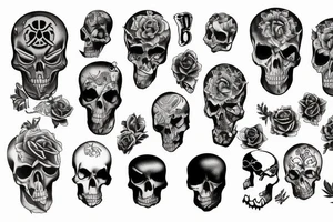 death vibing tattoo idea