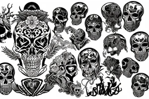 death vibing tattoo idea