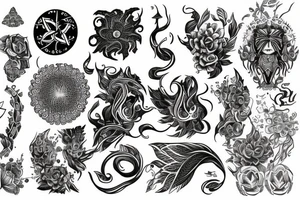 psychedelic tattoo idea