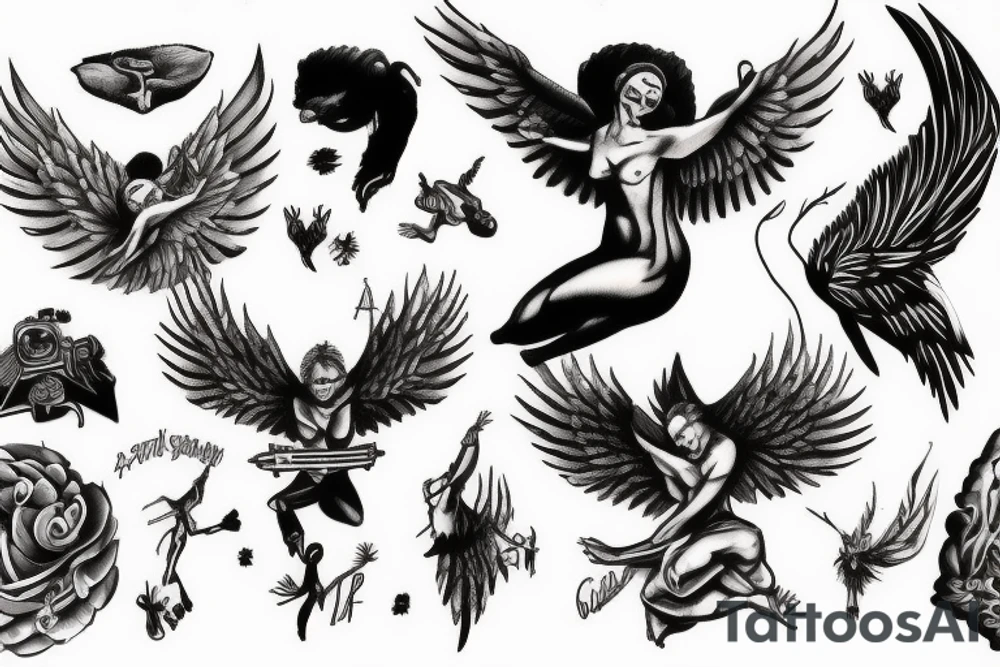icarus tattoo idea