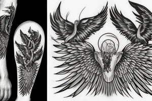 icarus falling tattoo idea