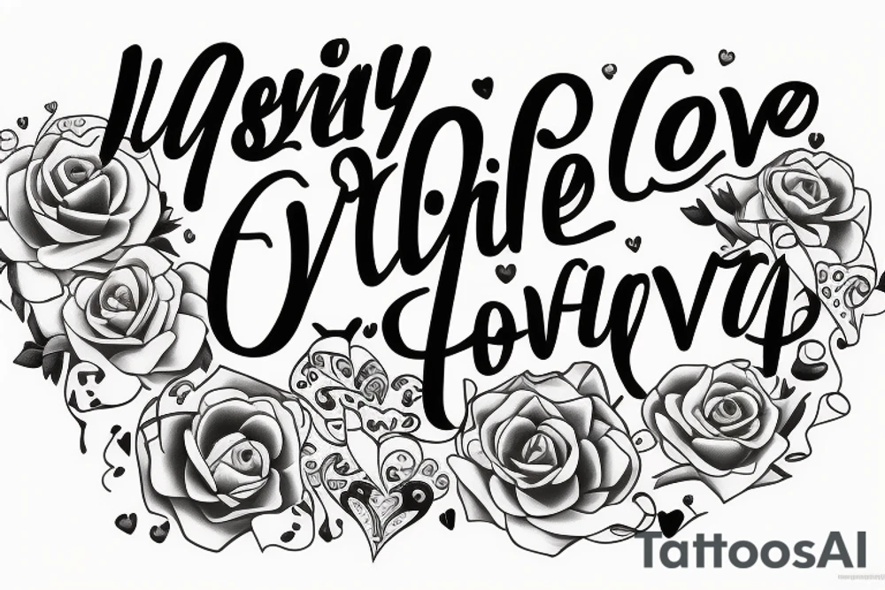Loyalty over love tattoo idea