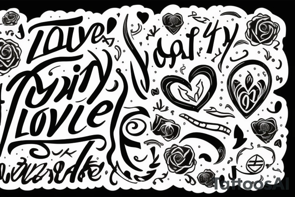 Loyalty over love tattoo idea