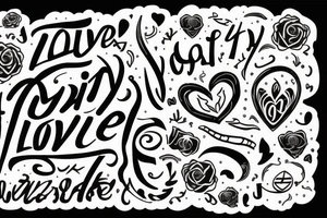 Loyalty over love tattoo idea