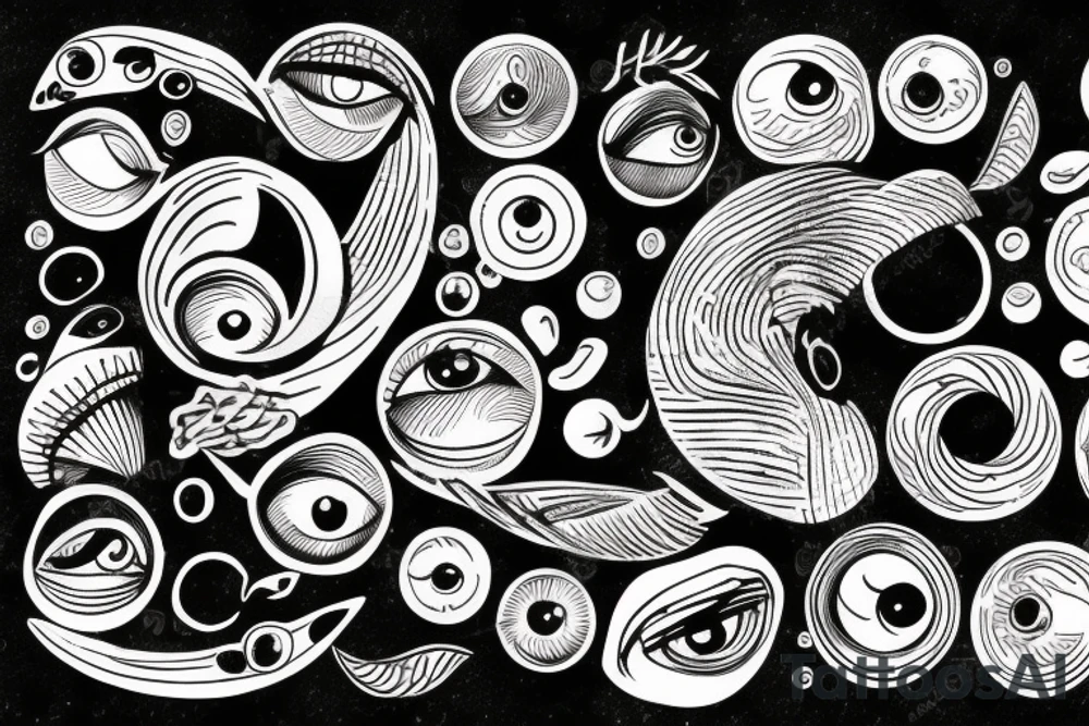 Enso mercury eye tattoo idea