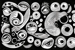 Enso mercury eye tattoo idea
