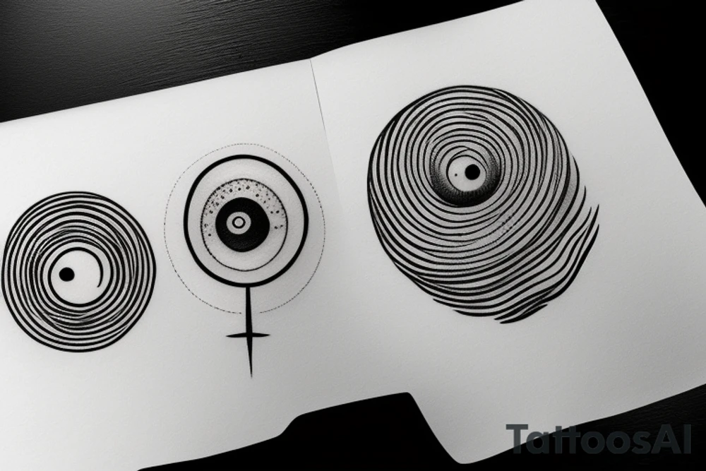 Enso mercury eye tattoo idea