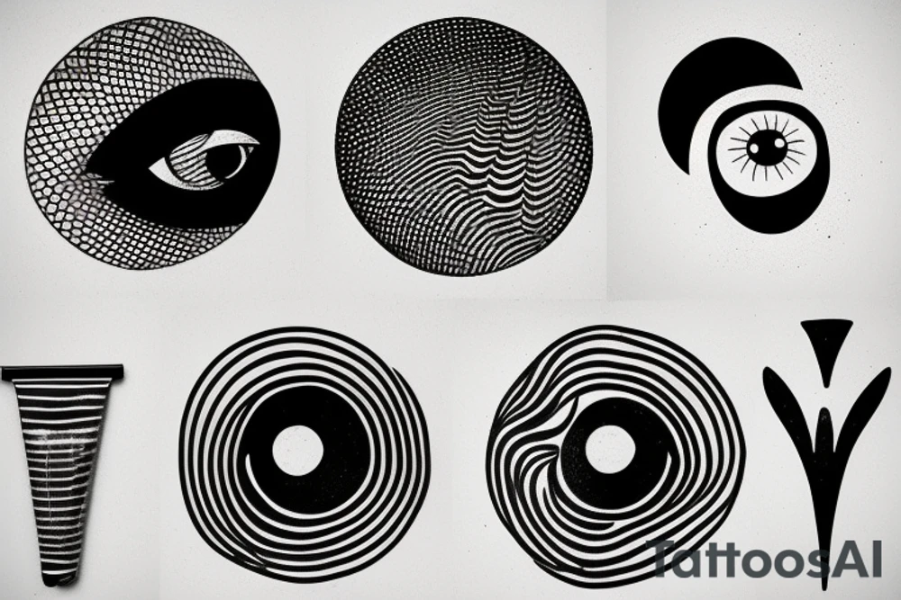 Enso mercury eye tattoo idea
