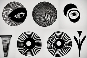 Enso mercury eye tattoo idea