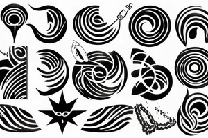 Enso mercury tattoo idea