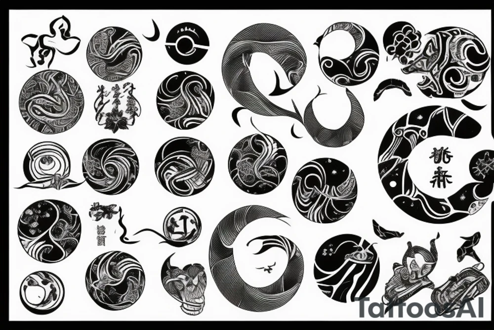 Enso mercury tattoo idea