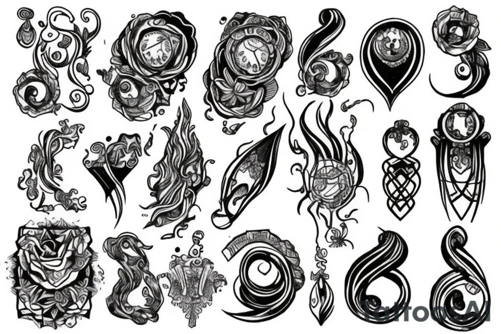 libra capricorn virgo tattoo idea