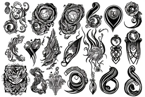 libra capricorn virgo tattoo idea