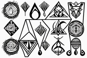 libra capricorn virgo tattoo idea