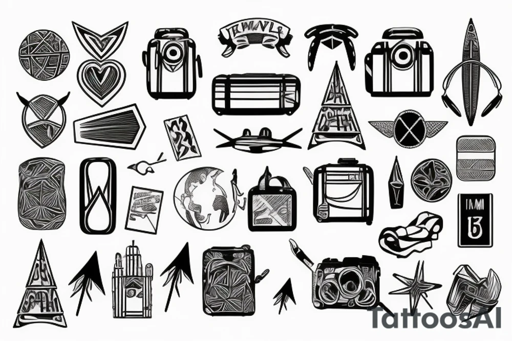 Travel tattoo idea