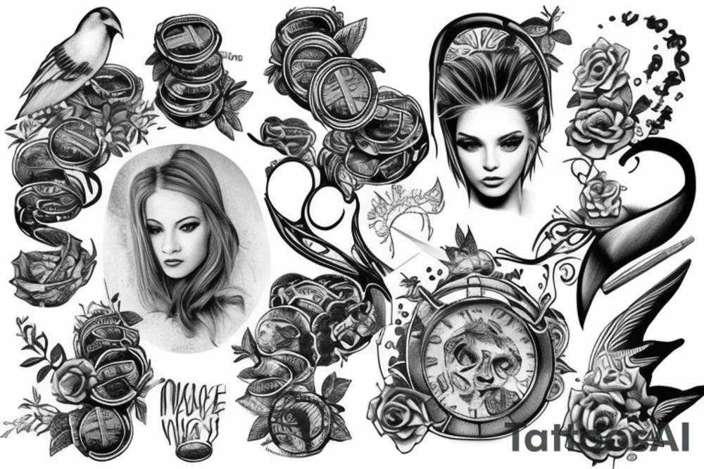 Money tattoo idea