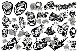 Money tattoo idea