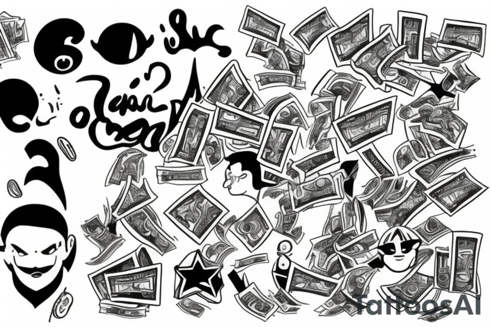 Money tattoo idea